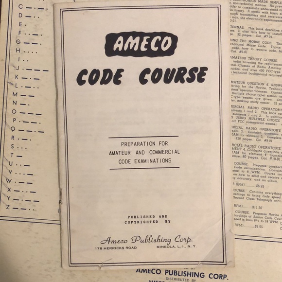 Learn Code With The Ameco Code Course Vinyl Lp - Picture 5 of 9